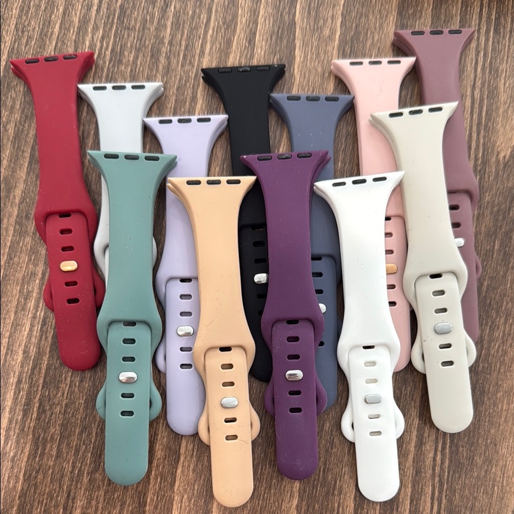 Multicolor Silicone Watch Bands